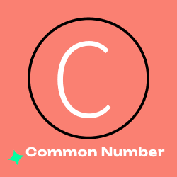 common number 